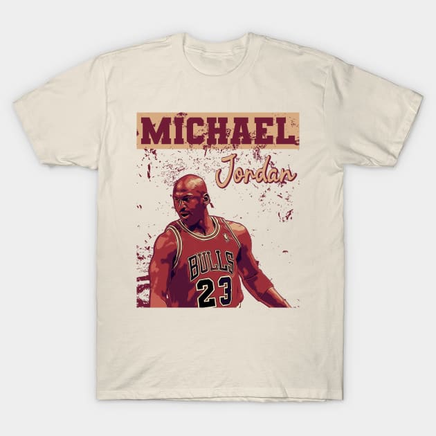 michael jordan | Vintage poster T-Shirt by Aloenalone